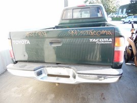1999 TOYOTA TACOMA PRERUNNER GREEN EXTRA CAB 2.7L AT 2WD Z17929